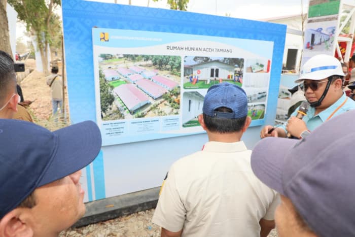 Mendagri Tinjau Huntara Aceh Tamiang, Pastikan Pengungsi Tinggal Layak dan Bantuan Tepat Sasaran