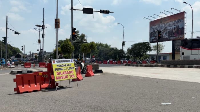 Antisipasi Macet, Kendaraan Sumbu Tiga Dibatasi di Tol Cikopo