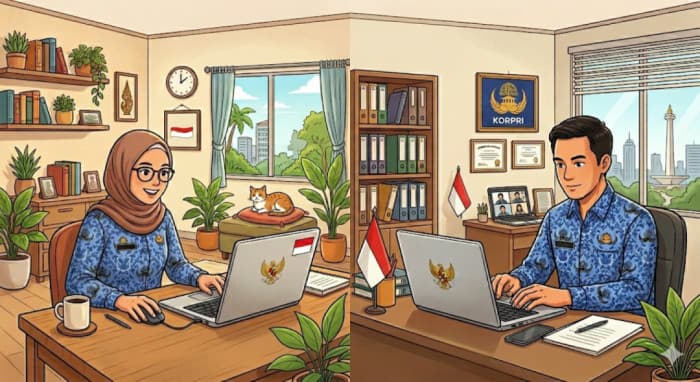 Pemerintah Berlakukan WFH bagi ASN Setiap Jumat
