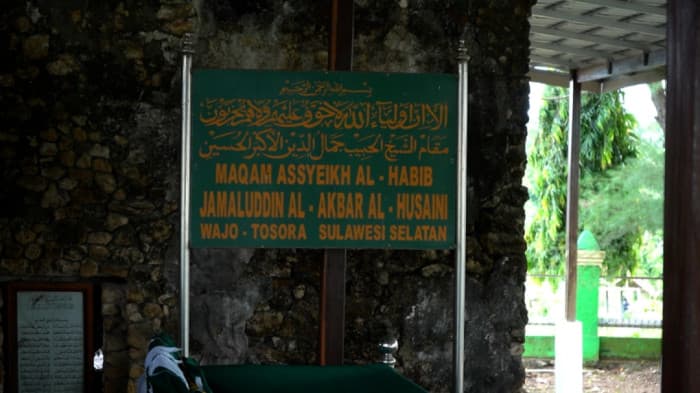 Jejak Makam Syekh Jamaluddin Al-Akbar Al-Husaini di Masjid Tua Tosora